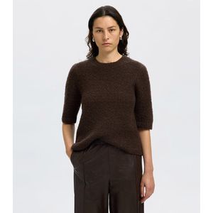 Wolmix - Gebreide Top - Mouwloos Model - Ronde Hals - Regular-fit