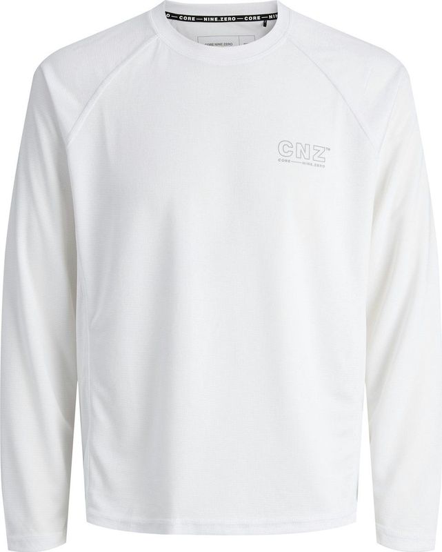 JACK & JONES - JCOCNZ - Shirt - Wit - Lange Mouwen