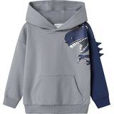 Name It - NMMNASH LS NREG SWEAT - Sweatshirt - Tradewinds - Met Capuchon
