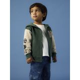 Vest - Regular Fit - Lange Mouwen - Ronde Hals - Knoopsluiting - Voorzakken - Borduring