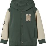 Vest - Regular Fit - Lange Mouwen - Ronde Hals - Knoopsluiting - Voorzakken - Borduring