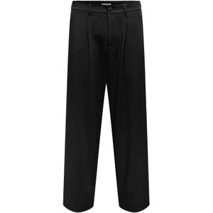 Onsdaves - Baggy Fit - Broeken - Voorzakken - Elastische Taille