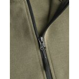 Sweatvest - Effen - Sweatstof - Capuchon - Lange Mouwen