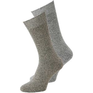 JACK & JONES - JAC PREMIUM - Huissokken - Grijsgroen - Set van 2