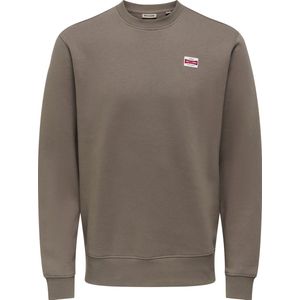 Only & Sons - Sweater - Taupe - Katoen/Polyester
