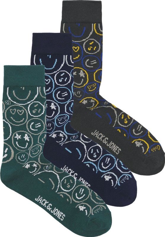 JACK & JONES - JACSILAS - Huissokken - Set van 3 - Multi