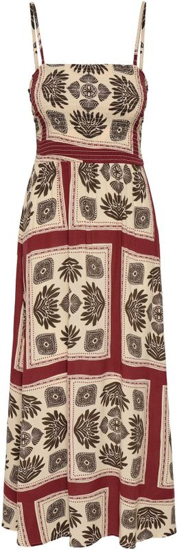 Onlnova - Lange Jurk - Maxi Lengte - Mouwloos - U-Hals - Regular Fit