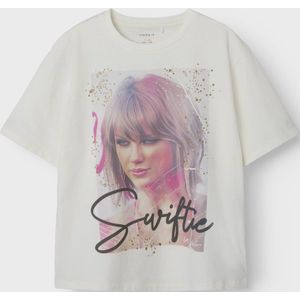 Top - Taylor Swift - Korte Mouwen - Jersey - Regular Fit
