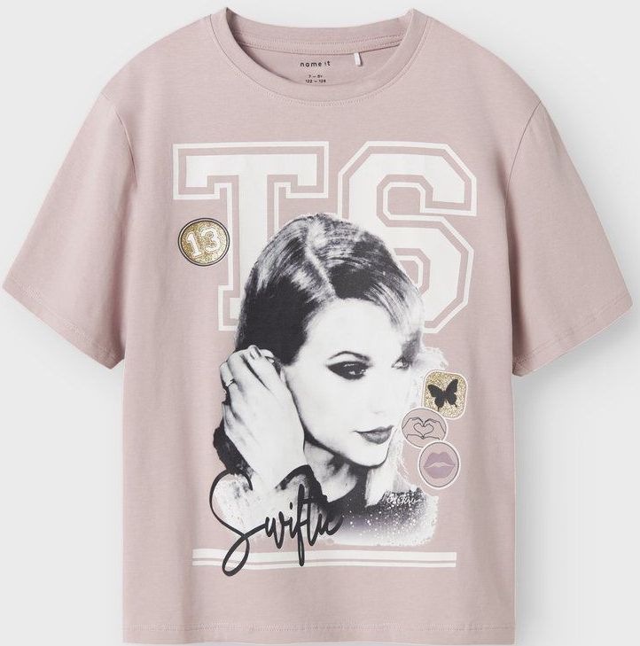 NAME IT - NFKDUSAN CICONS SS NREG TOP BOX NOOS - Burnished Lilac - Jersey