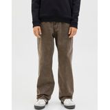 JACK & JONES JUNIOR - Loose Casual Broek - Donkergroen