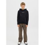 JACK & JONES JUNIOR - Loose Casual Broek - Donkergroen
