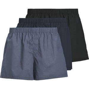Boxershorts - Plus - Elastische Tailleband - Geweven Stof
