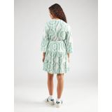 Jurk - V-Hals - 3/4 Wijde Mouwen - Riemsluiting - Kort - Loose Fit