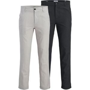 JACK & JONES Chino  beige gemêleerd / zwart