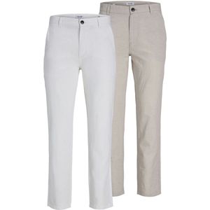 JACK & JONES Chino  beige / wit