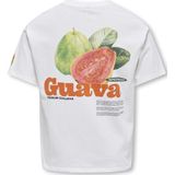 Kids Only - KOGPHOEBE LIFE SS LOOSE FRSH TOP BO - Guava - Katoen