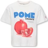 KOGPHOEBE - LIFE SS LOOSE FRSH TOP BO - Wit - T-shirt - Korte Mouwen