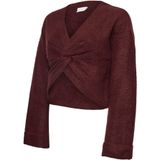 Gebreide Pullover - V-Hals - Lange Mouwen - Cropped - Regular Fit