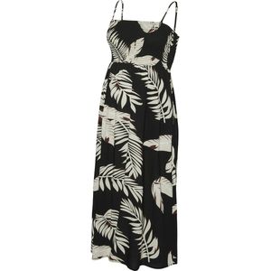 Jerseyjurk - Bloemenprint - Viscose - Getailleerd - Mouwloos