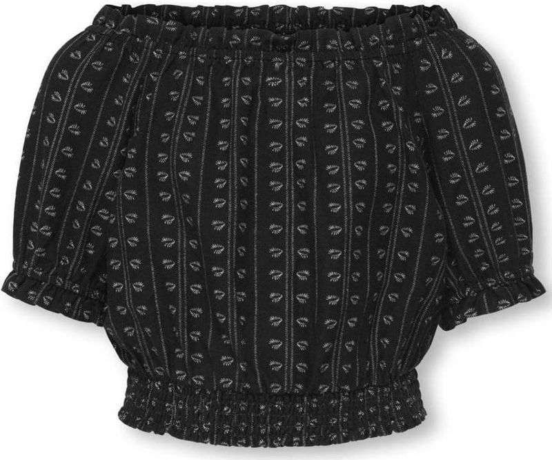 Kids Only - Blouse - Gestreept - Crop Top - Korte Mouwen