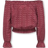 ONLY GIRLS - Kogboletta - Blouse - Off-shoulder - Korte Mouwen - Klokmouwen