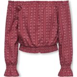 ONLY GIRLS - Kogboletta - Blouse - Off-shoulder - Korte Mouwen - Klokmouwen