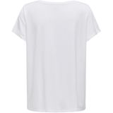 ONLY PLAY - T-shirt - Wit - Korte Mouwen - Ronde Hals