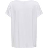 ONLY PLAY - T-shirt - Wit - Korte Mouwen - Ronde Hals
