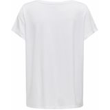 ONLY PLAY - T-shirt - Wit - Korte Mouwen - Ronde Hals