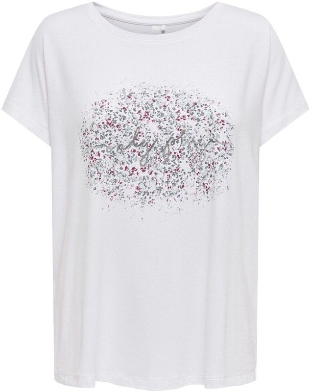 ONLY PLAY - T-shirt - Wit - Korte Mouwen - Ronde Hals