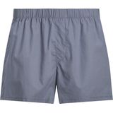 DEAL heren wijde boxershort check blauw & rood 192286