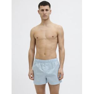 DEAL heren wijde boxershort check blauw & rood 192286