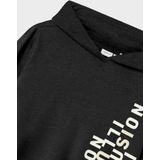 NAME IT - NKMOLAF - Sweatshirt - Beige / Zwart