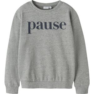 Sweatshirt - Regular Fit - Geborstelde Sweatstof - Lange Mouwen