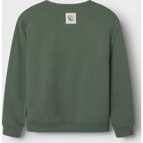 Sweatshirt - Geborstelde Sweatstof - Regular Fit - Lange Mouwen - Ronde Hals - All-over Print