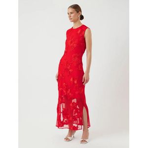 Y.A.S Yasfloree sl long dress s. show cherry tomato