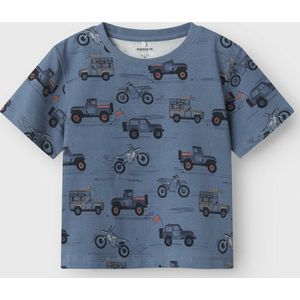 NAME IT - NMMHELSA NREG SS TOP - Jongens - T-shirt - Groen - Jersey