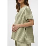 MAMALICIOUS - MLAMILA - T-shirt - Groen - Zwangerschap