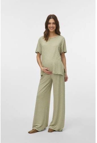 MAMALICIOUS - MLAMILA - T-shirt - Groen - Zwangerschap