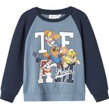 Name It - Nmmfrank Paw Nreg - Sweatshirt - Marineblauw - Jongens