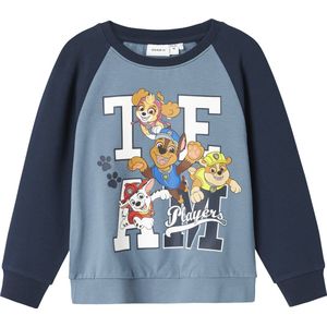 Name It - Nmmfrank Paw Nreg - Sweatshirt - Marineblauw - Jongens