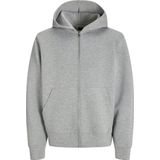 Jack & Jones - JCOCOVER SCUBA SWEAT ZIP HOOD - Hoodie - Zwart - Met Capuchon