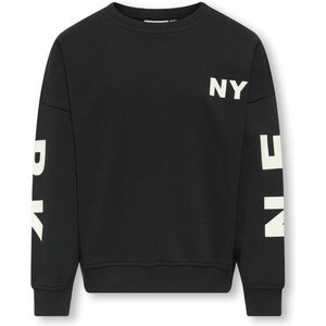 ONLY KOGDITTE LIFE OVZ STATE CS SWT Meisjes Trui - Black New York