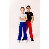 ONLY GIRLS - Broeken - Blauw - Viscose - Mid Waist Loose Fit