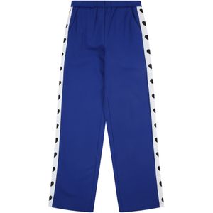 ONLY GIRLS - Broeken - Blauw - Viscose - Mid Waist Loose Fit