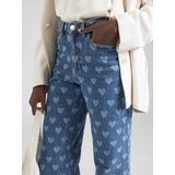 VERO MODA Vmtessa Hr Wide Jeans Print Ga pour femme, denim bleu médium, 28W / 30L