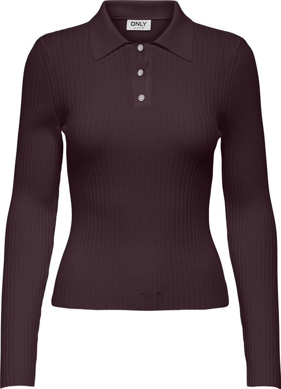 Only - Onlelisa Rib Polo - Trui - Winetasting - Dames
