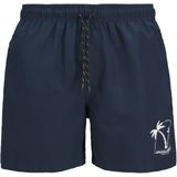 JACK & JONES - Zwemshort - Blauw - Katoen - Inclusief Tas en Handdoek