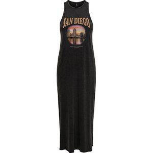 ONLY - ONLLUCY - Jurk - Goud - Jersey - Mouwloos - 3/4 Lengte