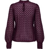 Jacqueline de Yong - Jdyavery Lace Top - T-shirt - Fig - Dames